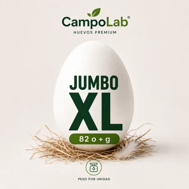Huevo Jumbo XL (82 g o más)